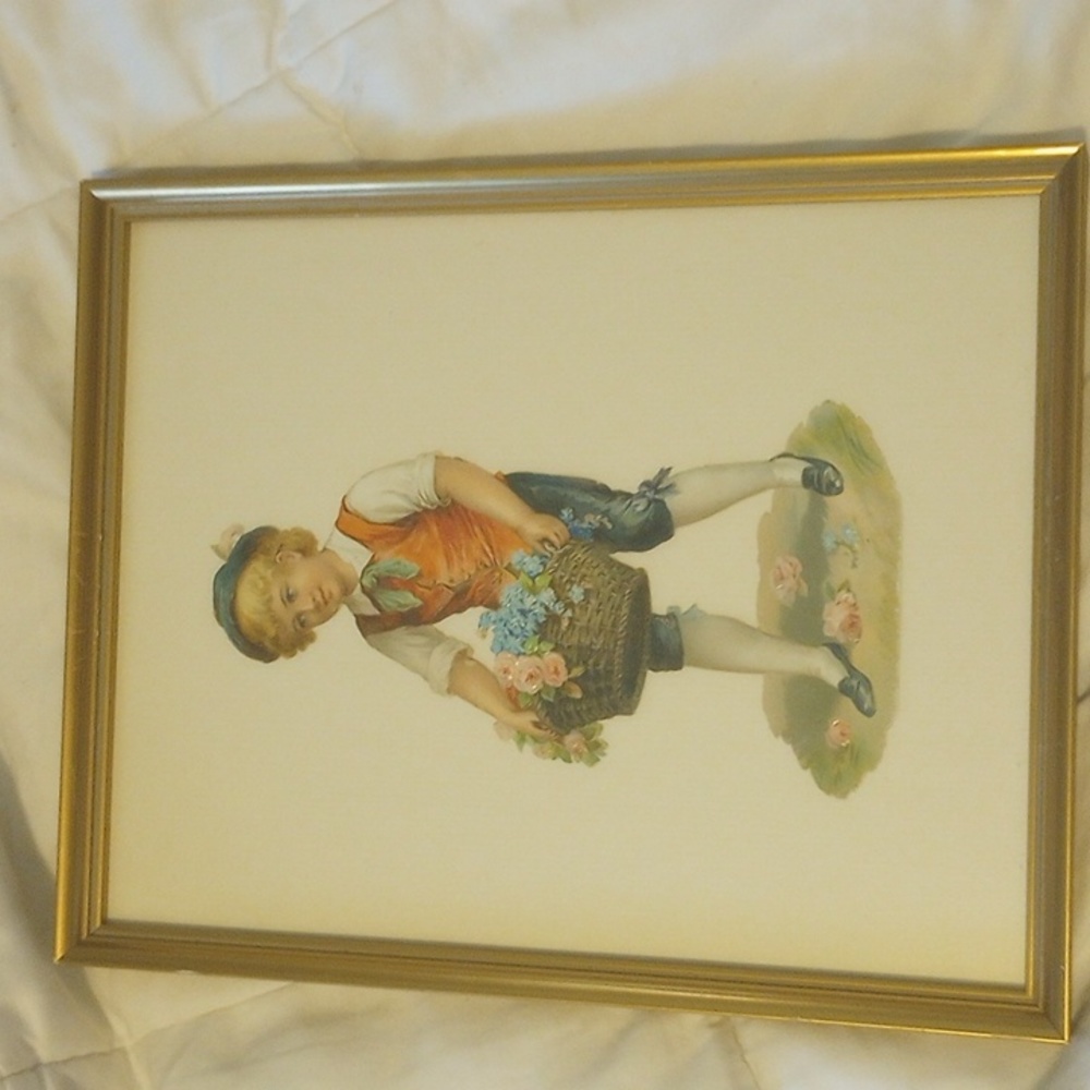 Framed Victorian scrap